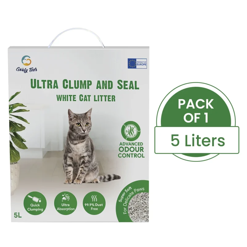 White Bentonite Clumping Cat Litter for Cats and Kittens-Unscented - Pack of 1 - Image 13
