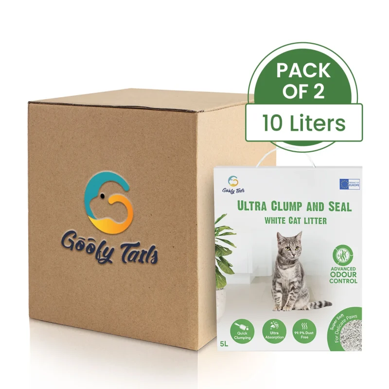 White Bentonite Clumping Cat Litter for Cats and Kittens-Unscented - Pack of 1 - Image 16