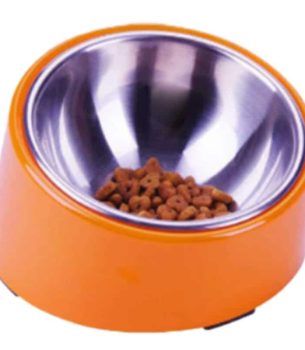 Stainless Steel and Melamine Dog Bowl