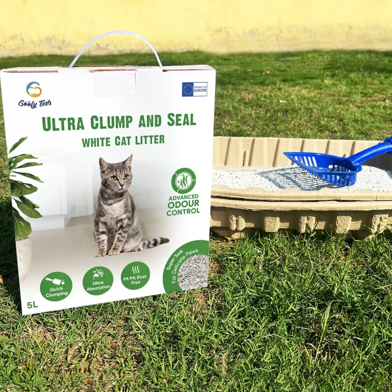 White Bentonite Clumping Cat Litter for Cats and Kittens-Unscented - Pack of 1 - Image 15